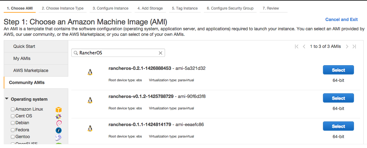 RancherOS on AWS 2